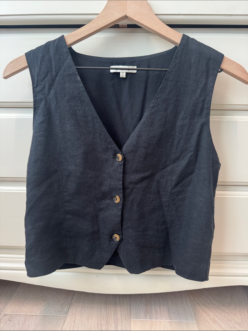 Z supply linen vest